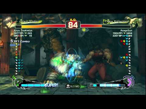 USFIV~ Guy (Kiryu Tsukimiya) vs.  Zangief (AsageSun) HD