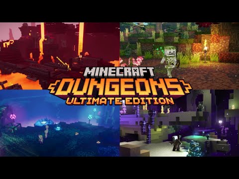 LeorticsX - Minecraft Dungeons: All DLCs Trailers (Jungle Awakens - Echoing Void)