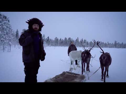 [4K] Travel Vlog Polar Night Murmansk Reindeer Park Lovozero