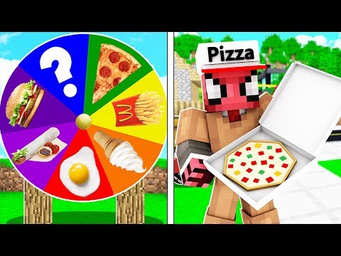 YEMEK ÇARK ÇEVİRME OYNADIK! 😱 - Minecraft