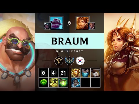 Braum Support vs Leona - KR Challenger Patch 25.12