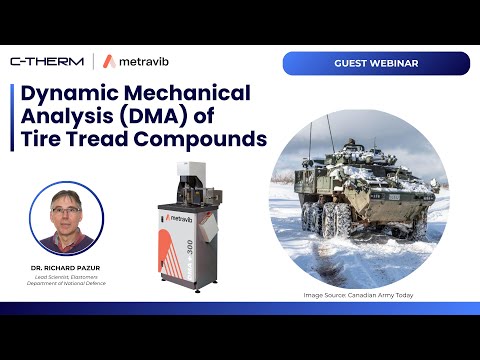 Dynamic Mechanical Analysis for Performance Testing of Tire Tread Compounds