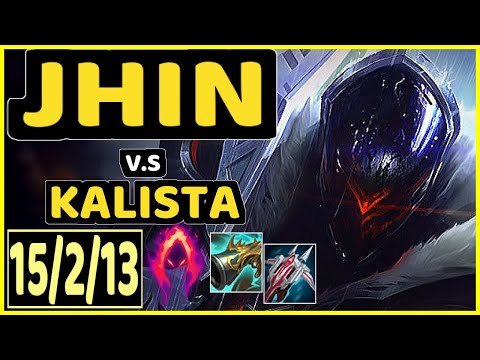 SNEAKY (JHIN) vs KALISTA - QUADRAKILL 15/2/13 KDA BOTTOM ADC GAMEPLAY - NA Ranked GRANDMASTER