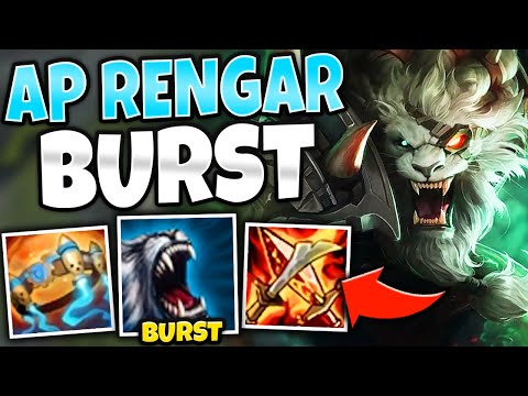 ONE W DOES HOW MUCH DAMAGE?! FULL AP RENGAR TOP IS TOO FUN - League of Legends
