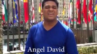 Angel David Saludando a Alas Programa Cristiano