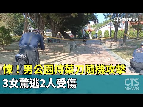 悚！　男公園持菜刀隨機攻擊　3女驚逃2人受傷