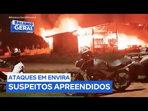 Polícia apreende suspeitos de participar de onda de ataques em Envira (AM)