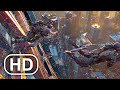 Army Soldiers Destroy Skyscraper Building Action Scene 4K ULTRA HD Crossfire X