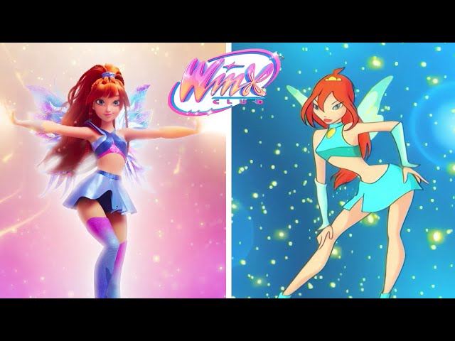 Bloom's Transformation: original Season 1 vs. Reboot Side-by-Side | Winx Club Official