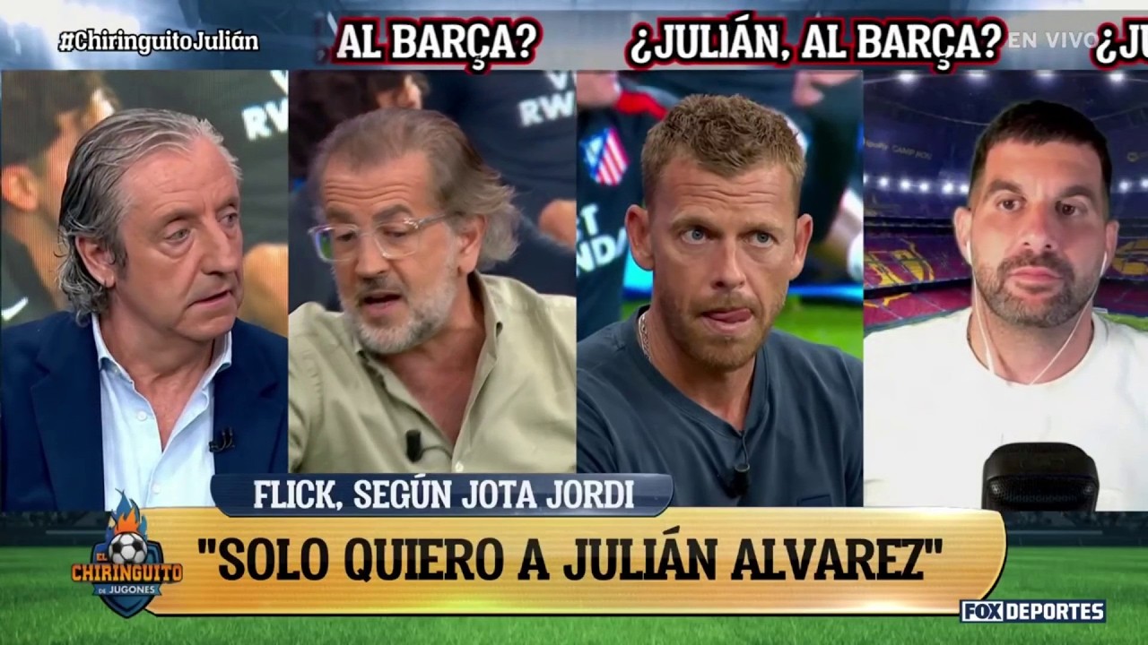 🤔 ¿ES EL ‘9’ QUE NECESITA EL BARÇA? Julián Álvarez como el nuevo delantero | El Chiringuito