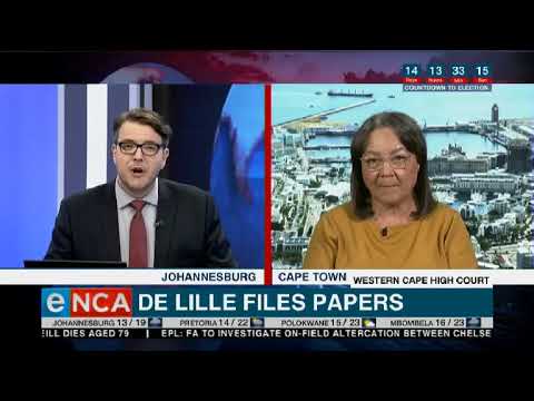 De Lille files papers against the DA