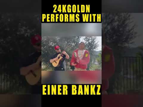 24KGOLDN performs 'COMPANY' with EINER BANKZ!!! #shorts