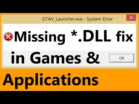 How to Fix missing DLL. Register and Unregister DLL files in Windows 10