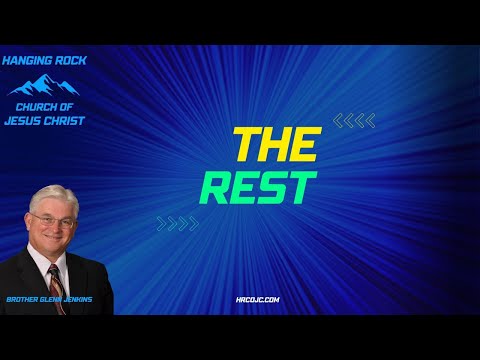 "The Rest" Bishop Glenn Jenkins speaking 11/3/2024