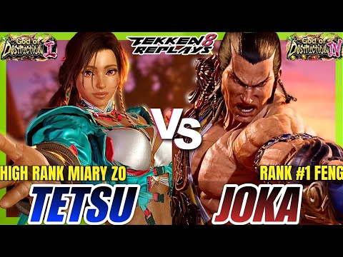 Tekken 8 - Tetsu (Miary Zo) vs Joka (Feng) - Epic Player Match