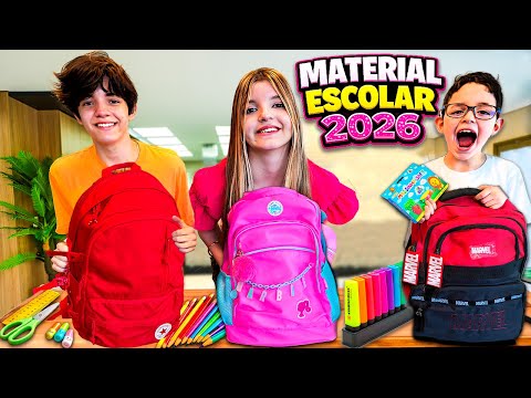 ORGANIZING OUR SCHOOL SUPPLIES 2026!!! Piero Start & Helena