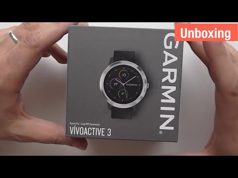 Garmin Vivoactive 3 Unboxing + Erstinstallation (Deutsch)