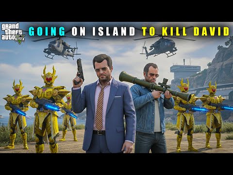 GTA 5 : MICHAEL GOING DANGEROUS ISLAND TO KILL DAVID || BB GAMING