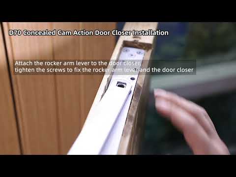 D70 concealed cam action door closer installation