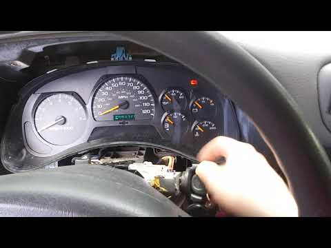2004 trailblazer no crank crazy guages ... ignition switch test