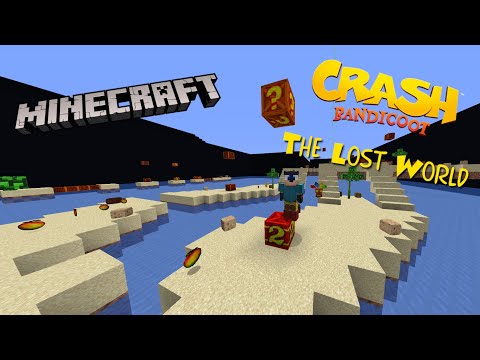 Crash Bandicoot - The Lost World : A Minecraft Adventure Map (Full Playthrough/ Walkthrough)