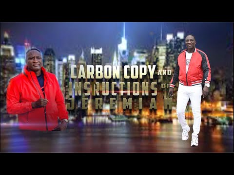Get Ready!!! This DECEMBER // THE CARBON-COPY AND INSTRUCTIONS OF JEREMIAH // 15TH - 19TH DEC. 2021