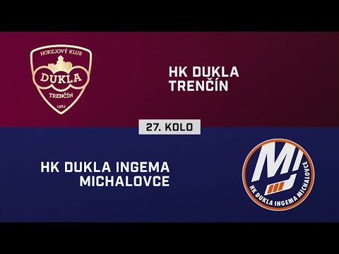 27. kolo: HK Dukla Trenčín – HK Dukla Ingema Michalovce 4:1 (HIGHLIGHTY)