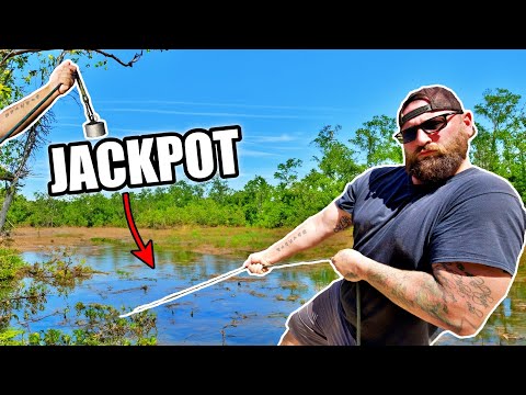 Magnet Fishing JACKPOT Discovered Deep in The Louisiana Bayou!
