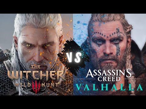 Assassin's Creed Valhalla vs The Witcher 3: wild hunt- Which Is Best? #games4us