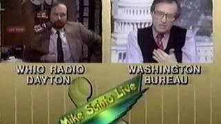 Mike Scinto Live WHIO-TV-7 Larry King from 3/14/1989
