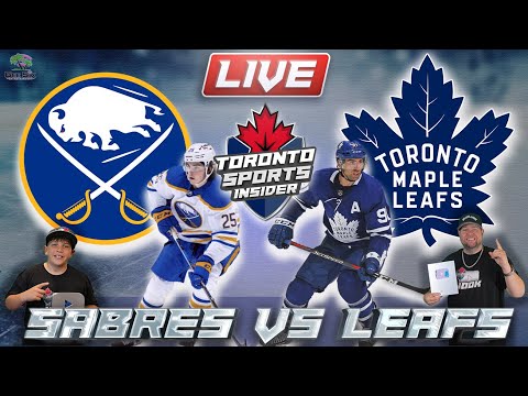 Buffalo Sabres vs Toronto Maple Leafs LIVE 🔴 | NHL LIVE Stream Reaction & Play By Play
