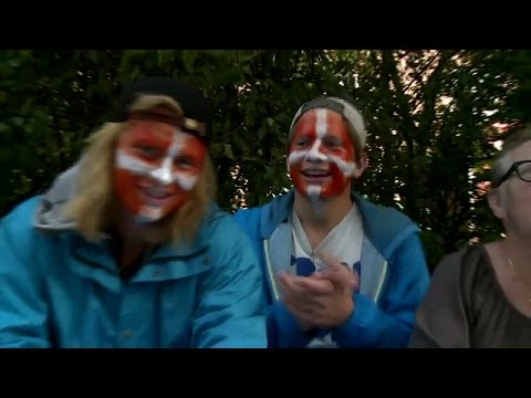 Julius och Björn: "Vi er røde vi er hvide!" - Spring! (TV4)