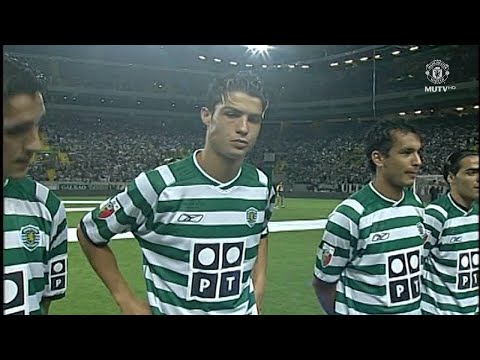 Cristiano Ronaldo Sporting vs  Manchester United ●17 Years Old ● 06.08.2003 ● Full Commentary