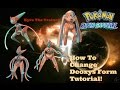 How To CHange Deoxys Form In ORAS Tutorial