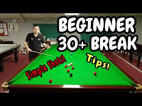 Snooker Beginner Break Building - Snooker Lesson