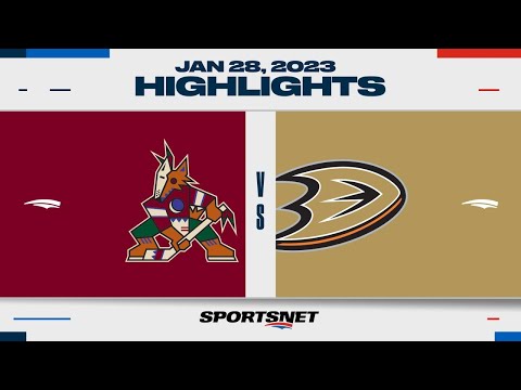 NHL Highlights | Coyotes vs. Ducks - January 28, 2023