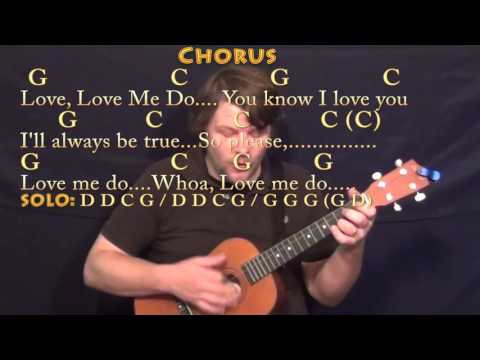 Love Me Do (The Beatles) Bariuke Cover Lesson with Chords/Lyrics