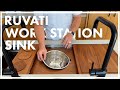 Ruvati Workstation Kitchen Sink | Scandinavian Ranch Kitchen | Rebuild The Block