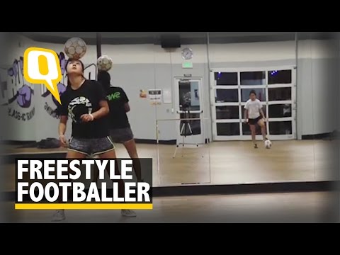 The Quint: Female Freestyle Footballer’s Impressive Moves