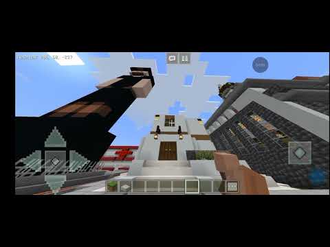 Обзор на мой город в майнкрафте часть 1