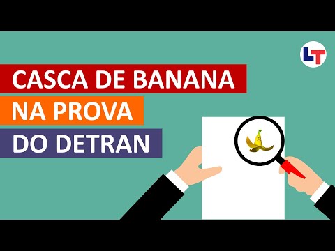 Quais as CASCAS DE BANANA que MAIS CAEM nas PROVAS do Detran? #DirigirEuPosso #LegTransito