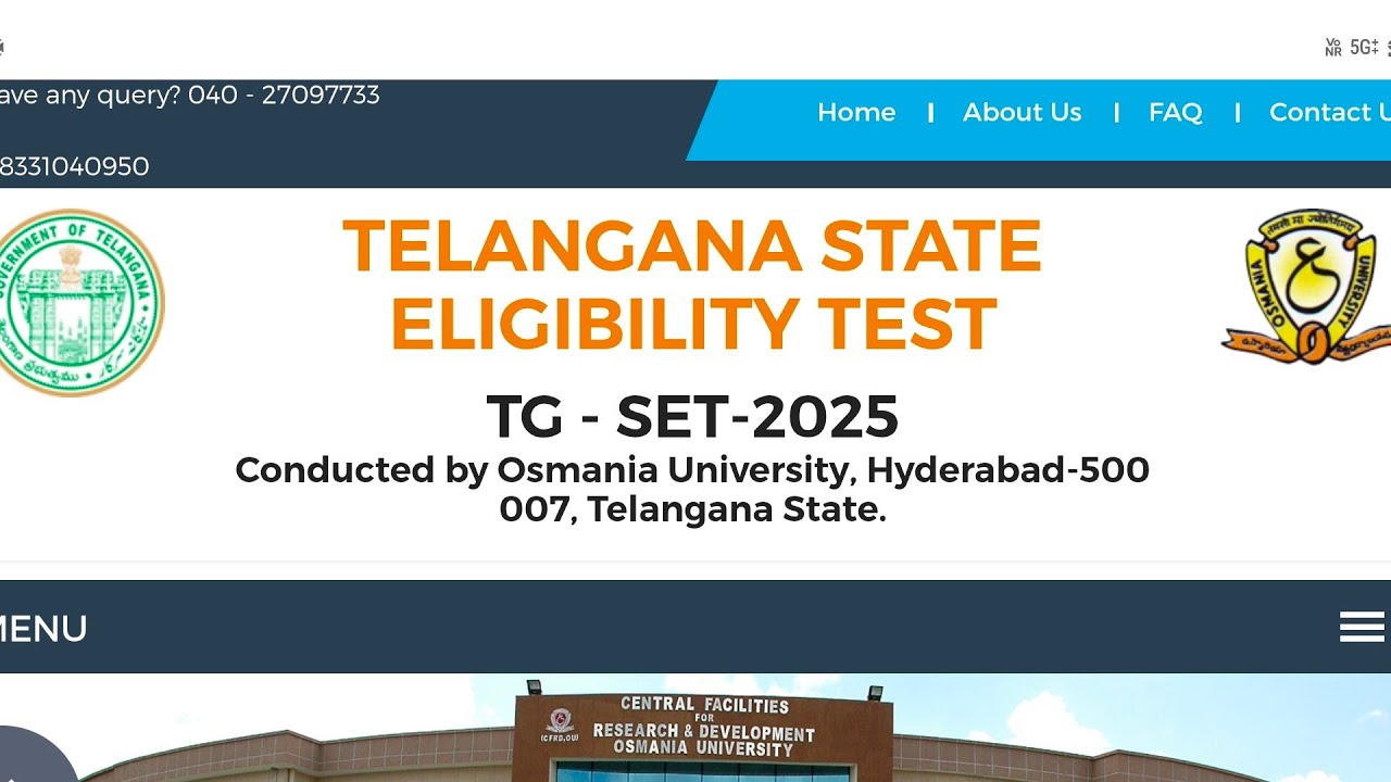 TS SET Answer Key 2025 Response Sheet Pdf Download /TS SET Answer Key Download 