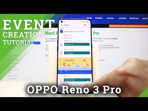 How to Add Event to Calendar in OPPO Reno 3 Pro – Plan Meetings