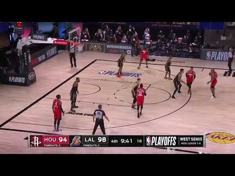 Lebron James Blocks Russel Westbrook 3 Times | Nba Playoffs |