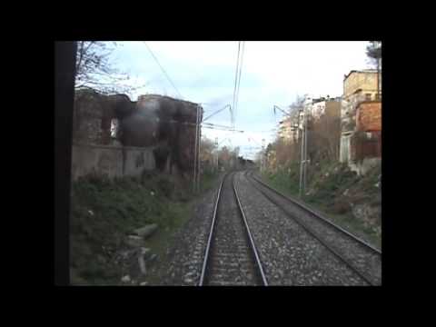 REAR VIEW FOOTAGE: Istanbul Suburban Railway II - Kazlıçeşme to Sirkeci