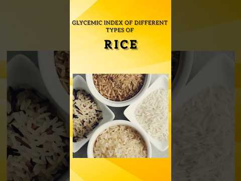 Glycemic Index of different types of Rice | Chawal ka glycemic index #rice  #glycemicindexofrice