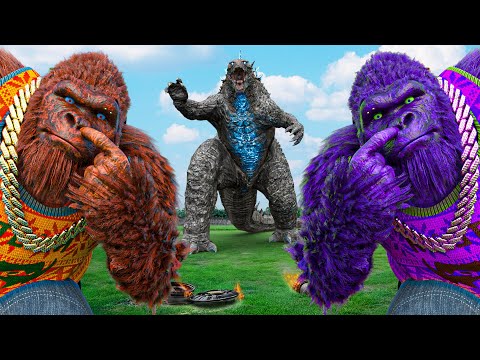 The Most DRAMATIC Movies: Kong Vs T-Rex, Godzilla |Ultimate Showdown | Jurassic World Fan-Made Film