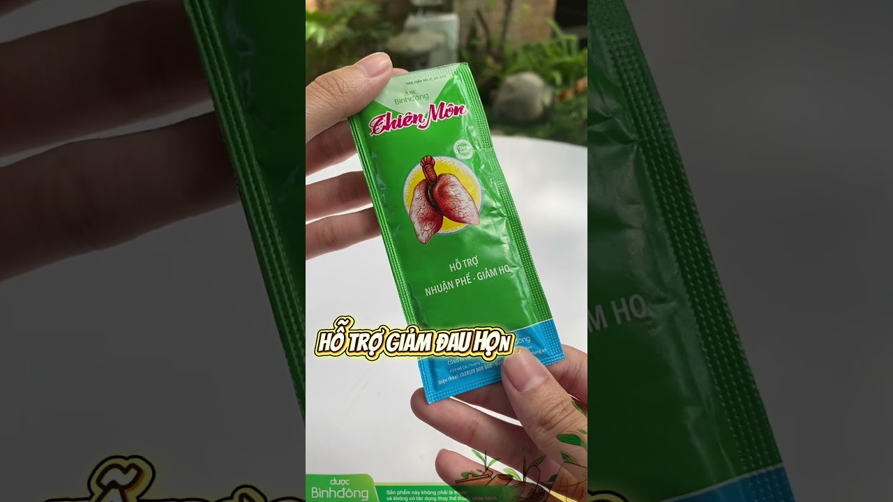 TPBVSK Thiên Môn 15ml - Dược Bình Đông - gói nhỏ tiện lợi mọi lúc mọi nơi