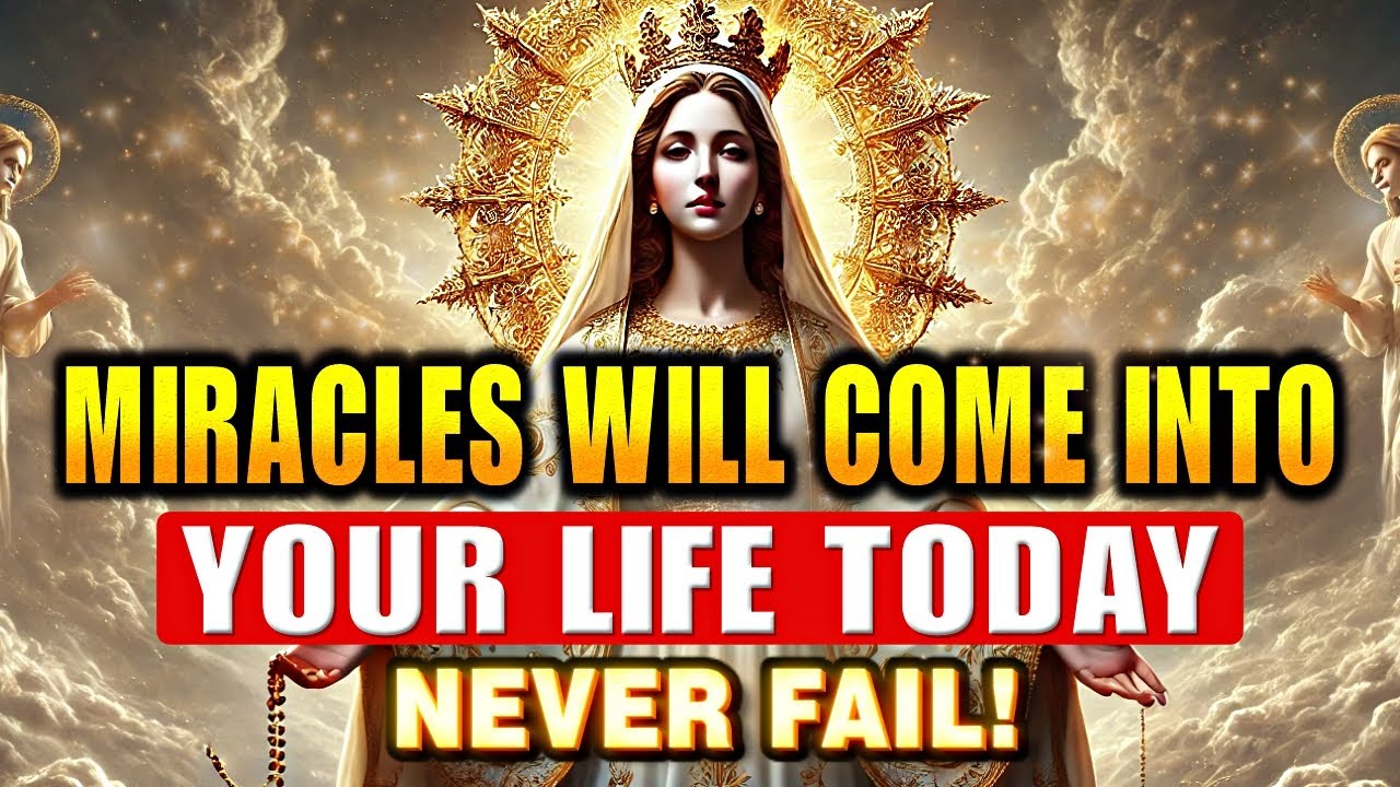 🛑MIRACLES ENTERED YOUR LIFE WITH THIS POWERFUL PRAYER TO OUR LADY OF MIRACLES🛑