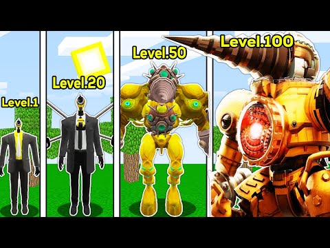 TİTAN MATKAP ADAM SEVİYELERİ 😱 - Minecraft